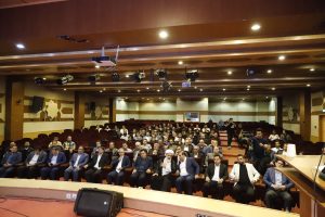 The ceremony honoring the personnel working in the unlevel intersection project of Moalem (Shahid Malek Rahmati)