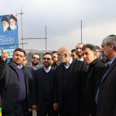 بازدید از کارخانه تولید قطعات بتنی برای احداث پل‌های غیرهمسطح در تبریز با حضور وزیر کشور